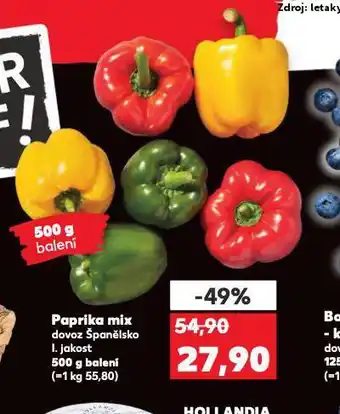 Kaufland Paprika nabídka