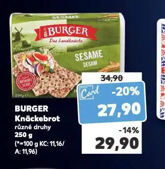 Kaufland Knackebrot nabídka