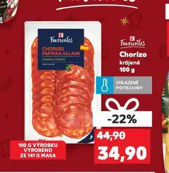 Kaufland Chorizo nabídka