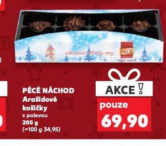 Kaufland Arašídové košíčky nabídka