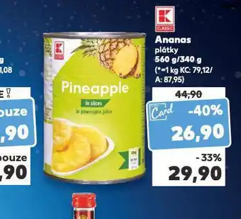 Kaufland Ananas nabídka