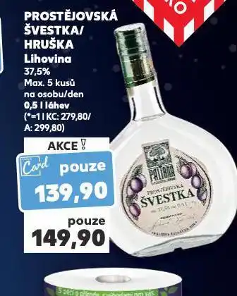 Kaufland Prostějovská švestka nabídka