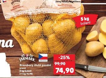 Kaufland Brambory žluté pozdní nabídka