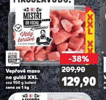 Kaufland Vepřové maso na guláš nabídka