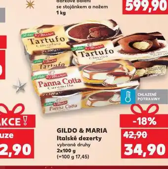 Kaufland Italské dezerty nabídka
