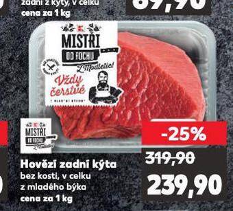 Kaufland Hovězí zadní kýta nabídka