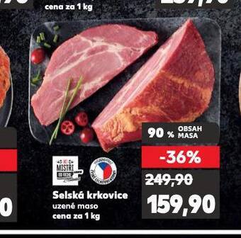 Kaufland Selská krkovice nabídka