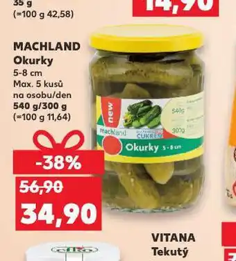 Kaufland Machland okurky nabídka