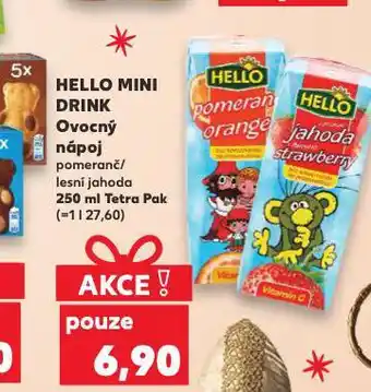 Kaufland Hello mini drink nabídka