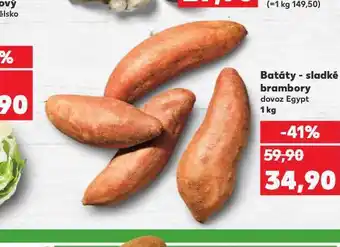 Kaufland Batáty nabídka