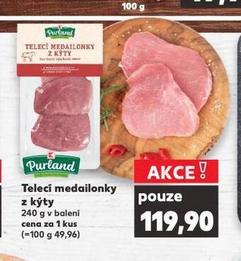 Kaufland Telecí medailonky z kýty nabídka