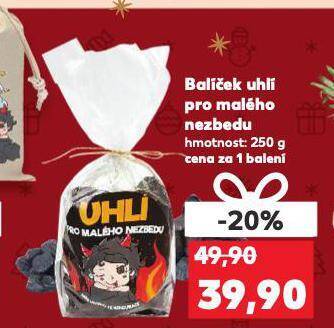 Kaufland Balíček uhlí nabídka