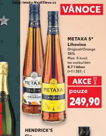 Kaufland Metaxa 5 nabídka