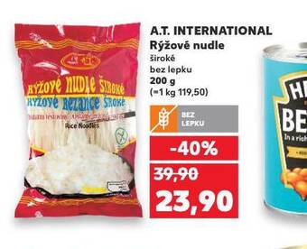 Kaufland Rýžové nudle nabídka