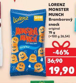 Kaufland Lorenz monster munch nabídka