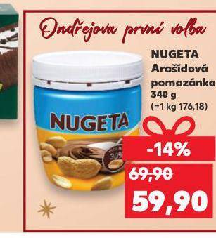 Kaufland Nugeta arašídová pomazánka nabídka