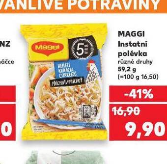 Kaufland Maggi instantní polévka nabídka