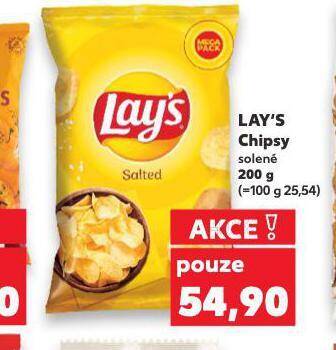 Kaufland Lay's chipsy nabídka