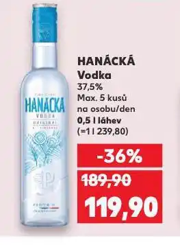 Kaufland Hanácká vodka nabídka