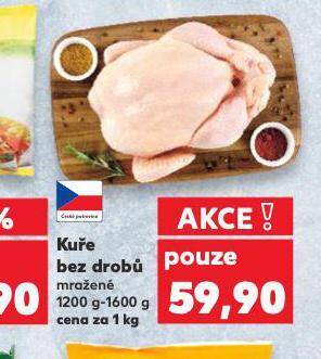 Kaufland Kuře bez drobů nabídka