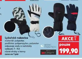 Kaufland Lyžařské rukavice nabídka