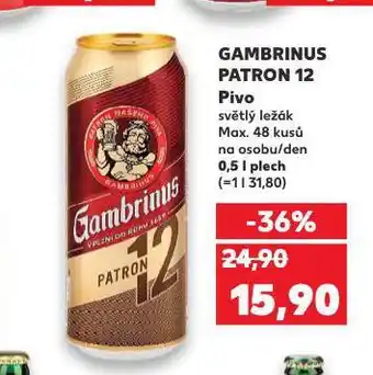 Kaufland Pivo gambrinus nabídka