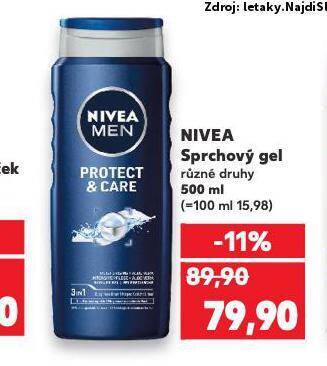Kaufland Nivea sprchový gel nabídka