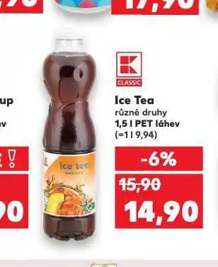 Kaufland Ice tea nabídka