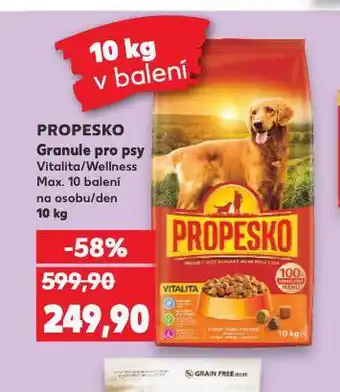 Kaufland Propesko granule pro psy nabídka