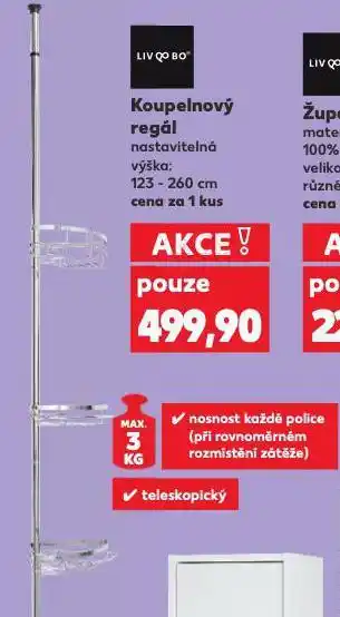 Kaufland Koupelnový regál nabídka