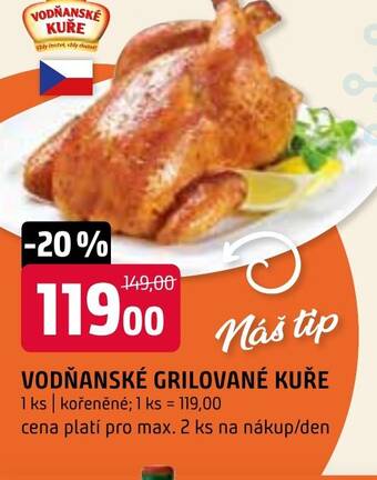 Terno VODŇANSKÉ GRILOVANÉ KUŘE nabídka