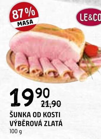 Terno ŠUNKA OD KOSTI VÝBĚROVÁ ZLATÁ nabídka