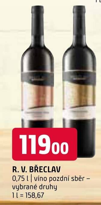 Terno R. V. BŘECLAV 0.75L nabídka