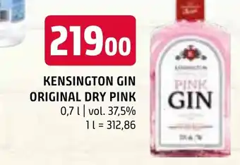 KENSINGTON GIN ORIGINAL DRY PINK 0,7 l