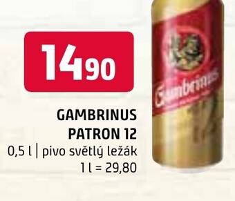 Terno GAMBRINUS PATRON 12 nabídka