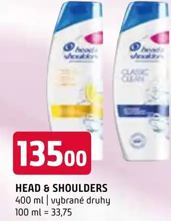 Terno HEAD & SHOULDERS nabídka