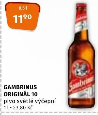 Terno GAMBRINUS ORIGINÁL 10 nabídka