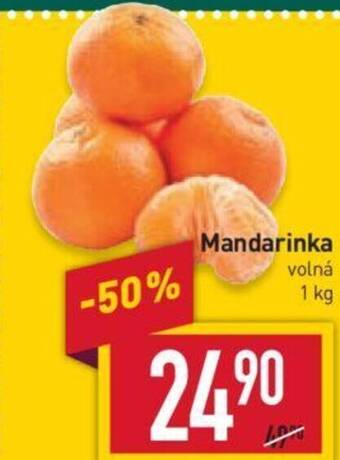 Billa Mandarinka nabídka