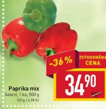 Billa Paprika mix nabídka