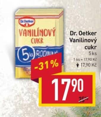 Billa Dr. Oetker Vanilinový cukr nabídka