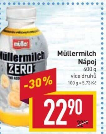 Billa Müllermilch Nápoj 400 g nabídka