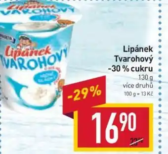 Billa Lipánek Tvarohový -30% cukru 130 g nabídka