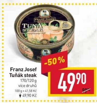 Billa Franz Josef Tuňák steak nabídka