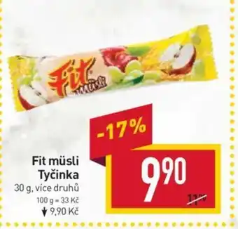 Billa Fit müsli Tyčinka nabídka