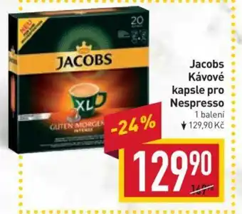 Billa Jacobs Kávové kapsle pro Nespresso nabídka