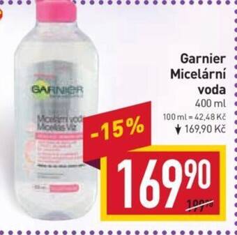 Billa Garnier Micelární voda 400 ml nabídka