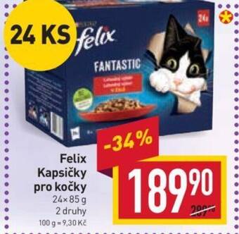Billa Felix Kapsičky pro kočky nabídka