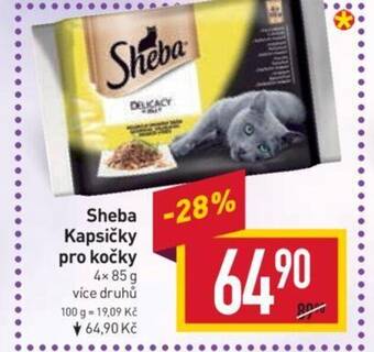 Billa Sheba Kapsičky pro kočky nabídka