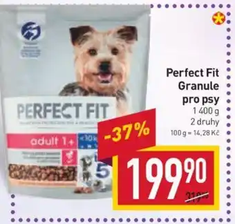 Billa Perfect Fit Granule pro psy 1 400 g nabídka
