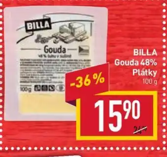 Billa BILLA Gouda 48% Plátky nabídka